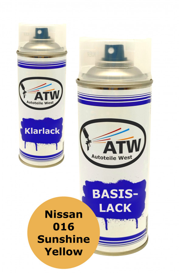 Nissan 016 Sunshine Yellow +400ml Klarlack Set
